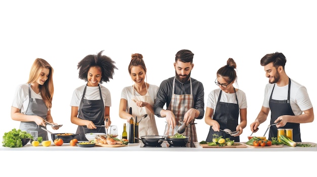 Tím v kuchyni pri príprave jedla